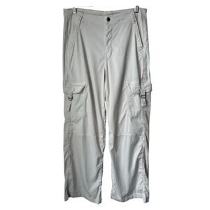 AE Cream Baggy Wide Leg Cargo Pants - 6R